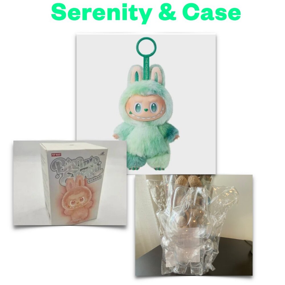 POP MART AUTHENTIC Serenity Big Into Energy  SEALED Labubu & Bonus Hard Case 😍